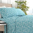 Kaycie Gray Fashion 4 Piece Ultra Soft 100% Microfiber Wheat Bed Sheet Set