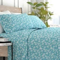 Kaycie Gray Fashion 4 Piece Ultra Soft 100% Microfiber Wheat Bed Sheet Set
