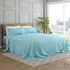 Kaycie Gray Fashion 4 Piece Ultra Soft 100% Microfiber Wheat Bed Sheet Set