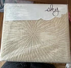 SKY WOVEN MUMS TWIN DUVET COVER SET SHAMS 100% COTTON CREAM BEIGE
